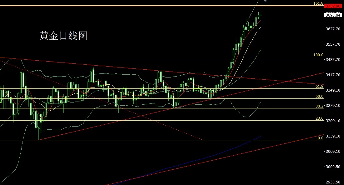 Gold daily chart